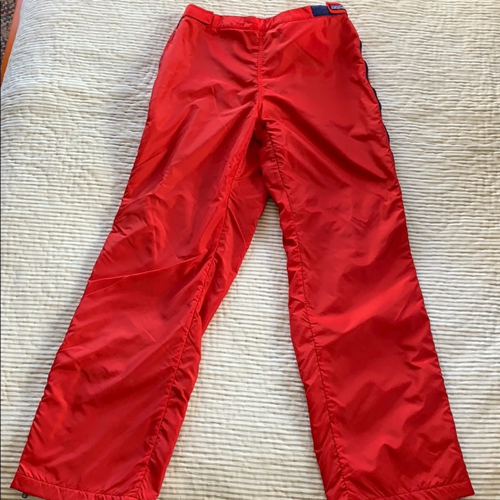 Patagonia fleece-lined zip-on wind pants, EUC